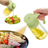 2 in 1 Oil Spray Bottle XL 18oz/550ml Green